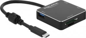 HUB USB Delock 1x SD 1x microSD  + 3x USB-A 3.1 Gen1 (64045) 5
