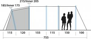 Namiot turystyczny Easy Camp Arena Air 600 11
