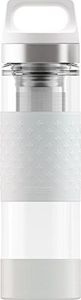 SIGG SIGG Glass Thermos Hot & Cold Glass Midnight, 0,4L - white 1