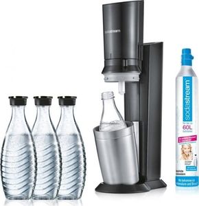 Saturator Sodastream Crystal 2.0 + 3 butelki Czarny 1