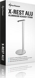 Sharkoon Stojak na słuchawki X-Rest srebrny 2