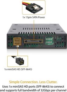 Kieszeń Icy Dock M.2 NVMe SSD - miniSAS ToughArmor (MB833M2K-B 2