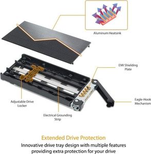 Kieszeń Icy Dock M.2 NVMe SSD - miniSAS ToughArmor (MB833M2K-B 4