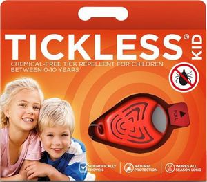 Tickless Odstraszacz kleszczy TickLess dla dzieci - pomarańczowy 1