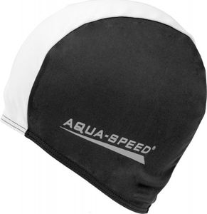 Aqua-Speed Czepek Aqua-Speed Polyester Cap czarno biały 57 091 1