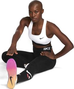 Nike Stanik Nike Swoosh Band Bra Non Pad biały BV3900 100 4