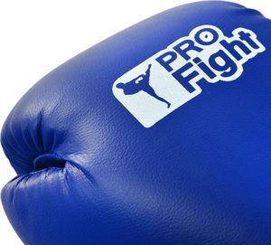 Profight Rękawice bokserskie Profight skóra Dragon niebieskie 4
