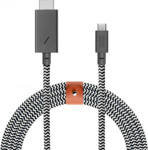 Kabel USB Native Union USB-A - HDMI 3 m Szary (NTU024ZEB) 2
