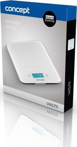 Waga kuchenna Concept VK5711 Waga kuchenna cyfrowa  15 kg WHITE (8595631003589) - 24292 5