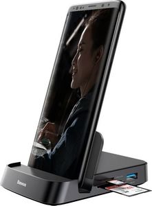 Ładowarka Baseus Mate Docking 3x USB-A 1x USB-C 3 A (BSU1433BLK) 5