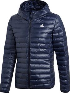 Kurtka męska Adidas Varilite Hooded Down granatowa r. S 1