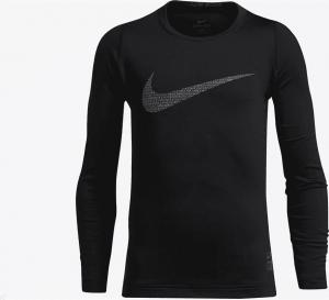 Nike Czarna koszulka Nike Termo AH0252-010 JR 128 1