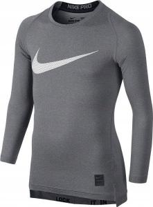 Nike Szara koszulka termoaktywna Nike Pro Top Compression 726460-091 JR 122 1