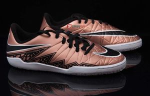Nike Brązowe buty piłkarskie na halę Nike Hypervenom Phelon IC 749920-903 Junior 35 4