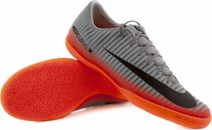 Nike Szaro-pomarańczowe buty piłkarskie na halę Nike Mercurial Victory IC CR7 852488-001 JR 36 1