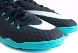 Nike Granatowo-niebieskie buty piłkarskie na halę Nike Hypervenom Phelon IC 852563-414 45,5 3