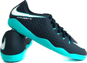 Nike Granatowo-niebieskie buty piłkarskie na halę Nike Hypervenom Phelon IC 852563-414 45,5 5