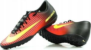 Nike Czerwono-czarne buty piłkarskie na orlik Nike Mercurial Victory TF 831968-870 44 4
