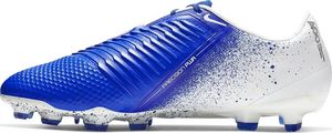 Nike Biało-niebieskie buty piłkarskie korki Nike Phantom Venom Elite FG AO7540-104 41 5