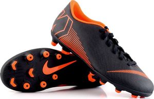 Nike Czarno-pomarańczowe buty piłkarskie Nike Mercurial Vapor Club MG AH7378-081 40,5 1