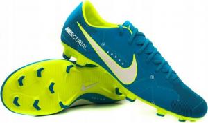 Nike Niebiesko-żółte buty piłkarskie Nike Mercurial Victory Njr FG 921488-400 JR 36 1