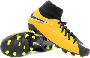 Nike Pomarańczowo-czarne buty piłkarskie NIke Hypervenom Phelon DF FG 917764-801 44 6