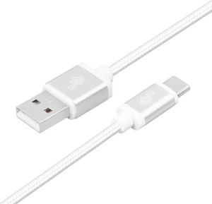 Kabel USB TB Print USB-A - USB-C 2 m Srebrny (AKTBXKUCSBA200V) 2
