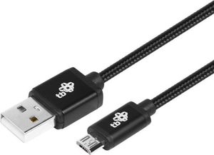 Kabel USB TB Print USB-A - microUSB 2 m Czarny (AKTBXKU2SBA200B) 1