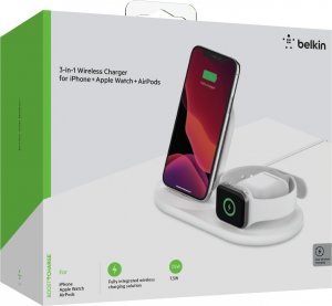 Ładowarka Belkin Wireless 3in1 Indukcyjna 2 A (WIZ001vfWH) 8