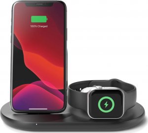 Ładowarka Belkin Wireless 3in1 Indukcyjna 2 A (WIZ001VFBK) 4