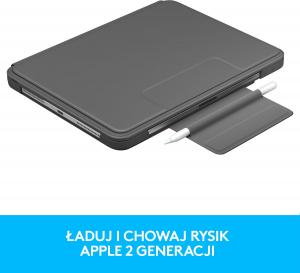 Etui na tablet Logitech Slim Folio Pro for iPad Pro 11-inch (1st, 2nd, 3rd and 4th gen) - GRAPHITE - UK (920-009689) 7
