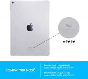 Etui na tablet Logitech Slim Folio Pro for iPad Pro 11-inch (1st, 2nd, 3rd and 4th gen) - GRAPHITE - UK (920-009689) 9