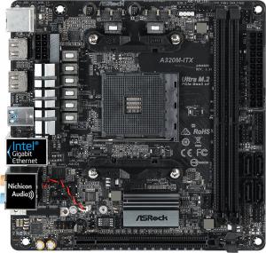 ASRock A320M-ITX マザーボード ASRock、AMD A320を搭載したMini ITXマザーボード「A320M-ITX