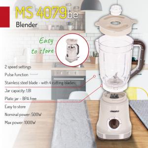 Mesko Kielich do blendera MS4079 beżowy 2