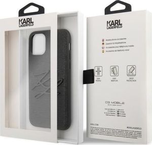 Karl Lagerfeld Karl Lagerfeld KLHCN58TJKBK iPhone 11 Pro hardcase czarny/black Lizard uniwersalny 7