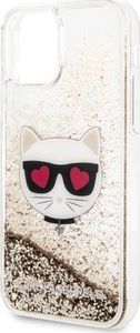 Karl Lagerfeld Karl Lagerfeld KLHCN61LCGLGO iPhone 11 hardcase złoty/gold Glitter Choupette 5
