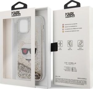 Karl Lagerfeld Karl Lagerfeld KLHCN61LCGLGO iPhone 11 hardcase złoty/gold Glitter Choupette 7