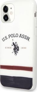 U.S. Polo Assn US Polo USHCN61PCSTRB iPhone 11 biały/white Tricolor Pattern Collection 2