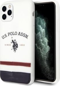 U.S. Polo Assn US Polo USHCN58PCSTRB iPhone 11 Pro biały/white Tricolor Pattern Collection 1