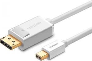 Kabel Ugreen DisplayPort Mini - DisplayPort 1.5m biały (UGR373WHT) 1