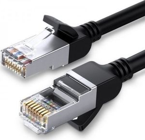 Ugreen Kabel sieciowy UGREEN z metalowymi wtyczkami, Ethernet RJ45, Cat.6, UTP, 0,5m (czarny) 1