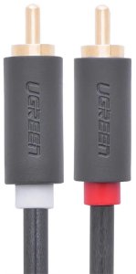 Kabel Ugreen RCA (Cinch) x2 - RCA (Cinch) x2 1m czarny (30747) 2