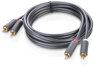 Kabel Ugreen RCA (Cinch) x2 - RCA (Cinch) x2 1m czarny (30747) 4