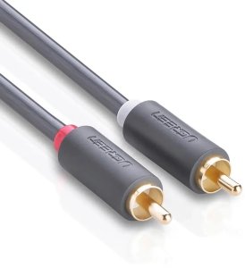 Kabel Ugreen RCA (Cinch) x2 - RCA (Cinch) x2 1m czarny (30747) 5