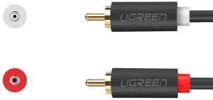 Kabel Ugreen RCA (Cinch) x2 - RCA (Cinch) x2 1m czarny (30747) 8