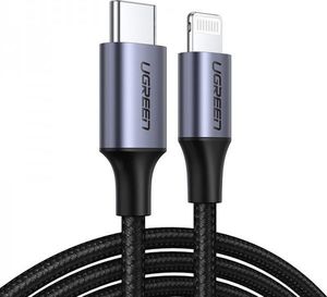 Kabel USB Ugreen USB-C - Lightning 1 m Szary (UGR268) 1