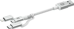 Kabel USB Mophie USB-A - Lightning 1 m Biały (MPH024WHT) 1