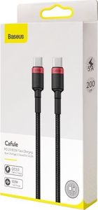 Kabel USB Baseus USB-C - USB-C 2 m Czarno-czerwony (BSU1520REDBLK) 6
