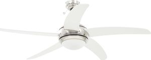 Wentylator vidaXL Sufitowy z lampą 128 cm biały 6