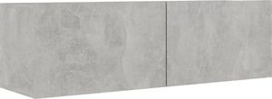 vidaXL Szafka pod TV, szarość betonu, 100x30x30 cm, płyta wiórowa 2